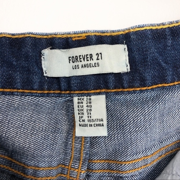 Forever 21 High Rise Cut- Off Denim Shorts - Picture 3 of 5